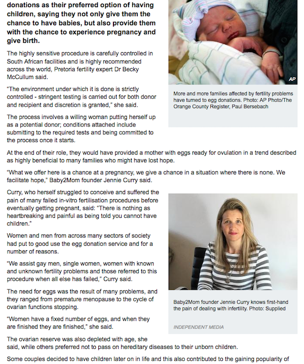 Egg Donation In The Media Baby2mom